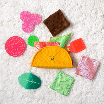 Earthlets.com| Melissa & Doug Multi-Sensory Soft Taco Fill & Spill Infant Toy | Sensory toy for Infants | Developmental Toy for Toddlers | 0+ | Gift for Baby Boys or Baby Girls | Earthlets.com |  