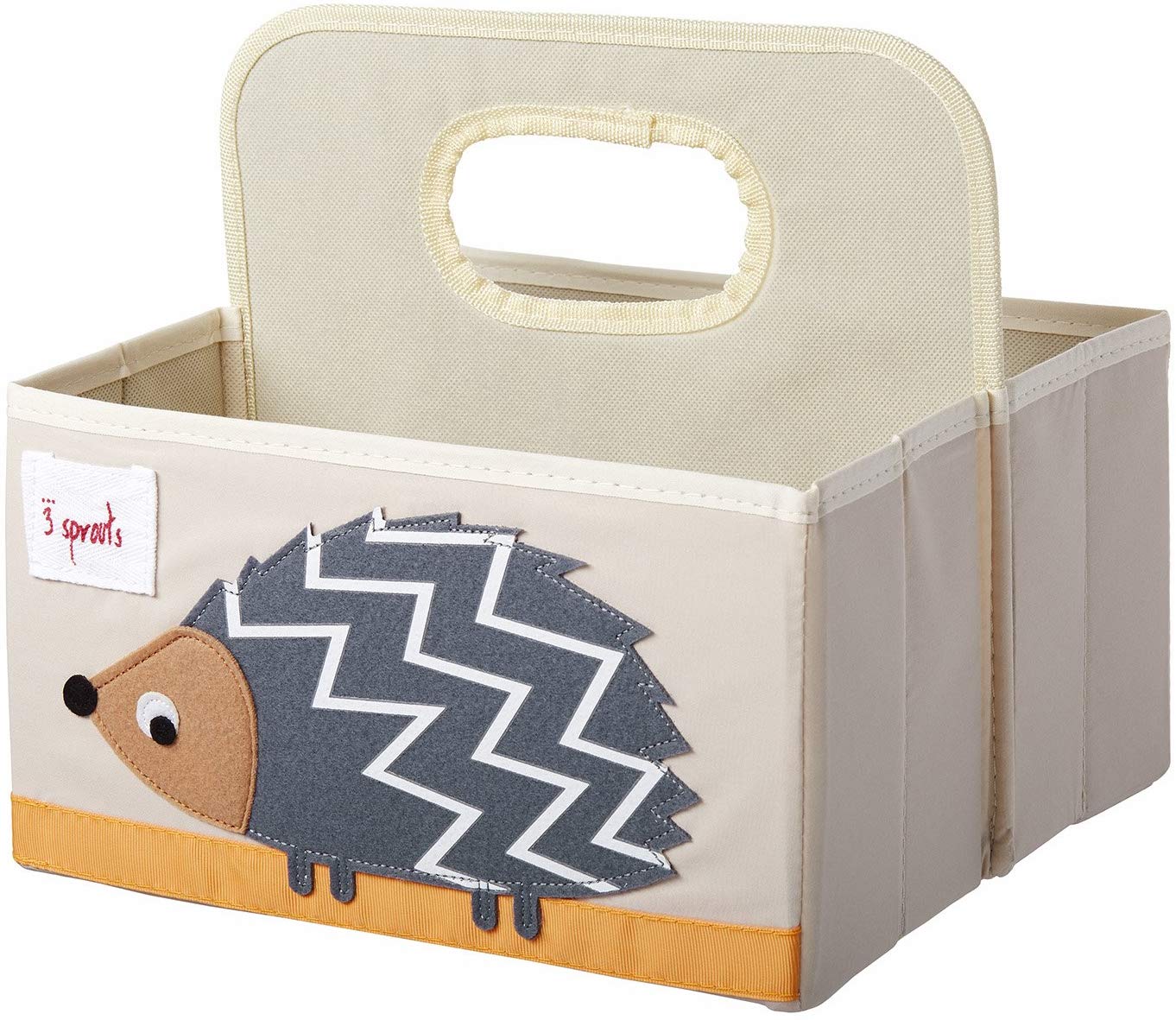 3 Sprouts| Nappy Caddy - Hedgehog | Earthlets.com |  | changing nappy storage