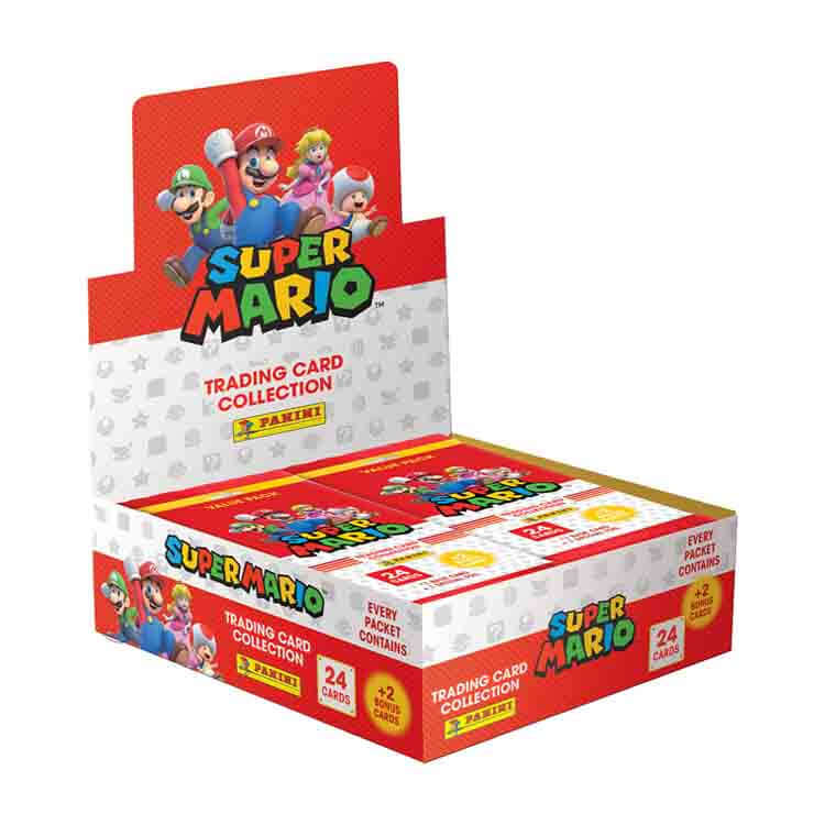 PaniniSuper Mario Trading Card CollectionProduct: Fat Pack (24 Cards)Trading Card CollectionEarthlets