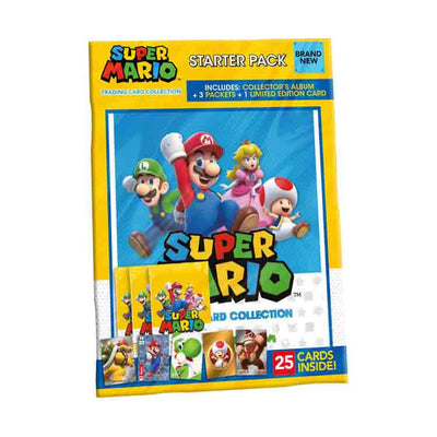 PaniniSuper Mario Trading Card CollectionProduct: Starter Pack (3 Packets)Trading Card CollectionEarthlets