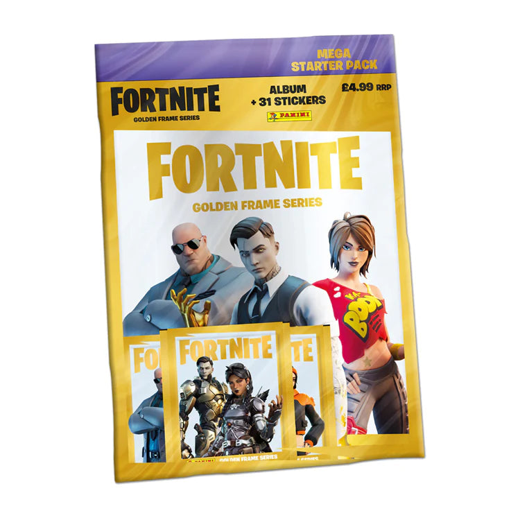PaniniFortnite Gold Frame Sticker CollectionProduct: Starter Pack (31 Stickers)Sticker CollectionEarthlets