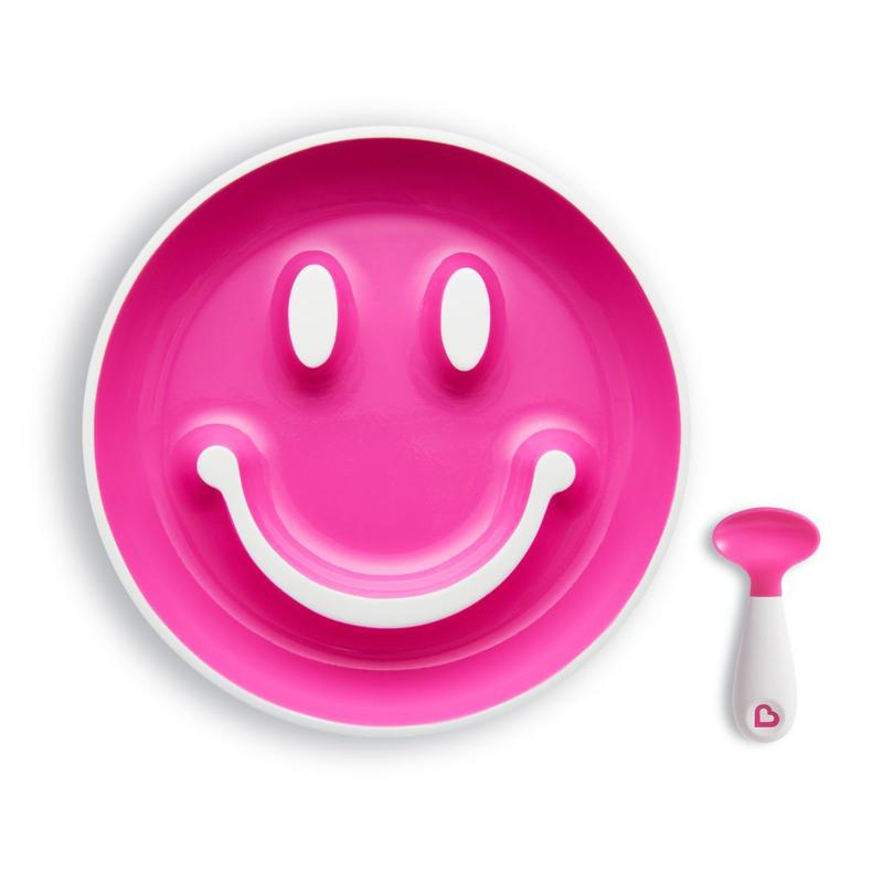 Munchkin| Smile and Scoop Training Plate | Earthlets.com |  | feeding & accessories
