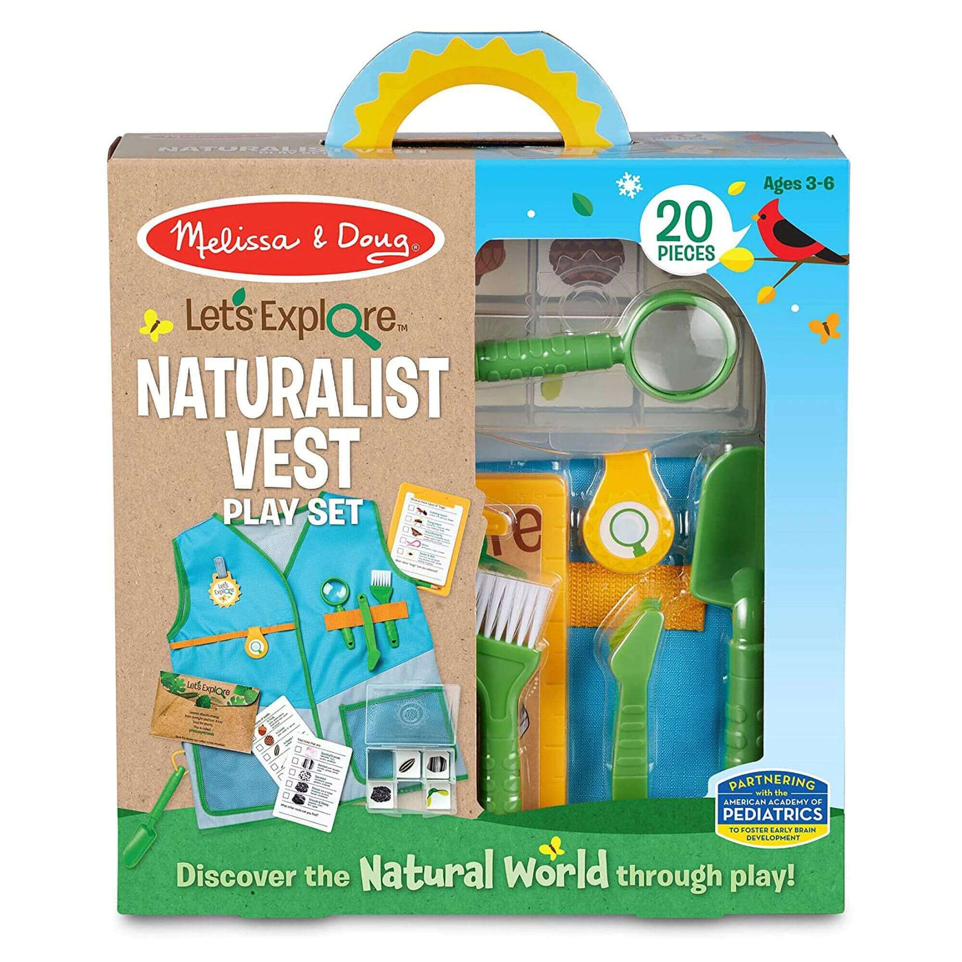 Melissa & Doug Naturalist Vest Play Set play role play Earthlets