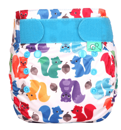 Tots Bots Bamboozle Nappy Wrap Colour: Above the Clouds Size: Size 1 (6-18lbs) reusable nappies Earthlets
