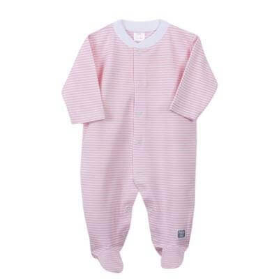 Petit Oh! Long Sleeve Pyjamas Colour: Pink Stripes Gender: unisex Age: 0-3 clothing Earthlets