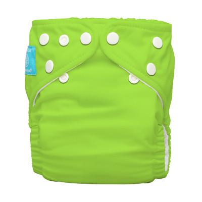 Charlie Banana One Size Hybrid AIO - Nappy and 2 Inserts Colour: Green reusable nappies liners and boosters Earthlets