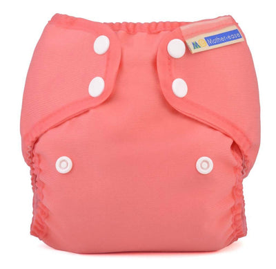Mother-ease Wizard Duo Cover Colour: Coral Size: XS reusable nappies Earthlets